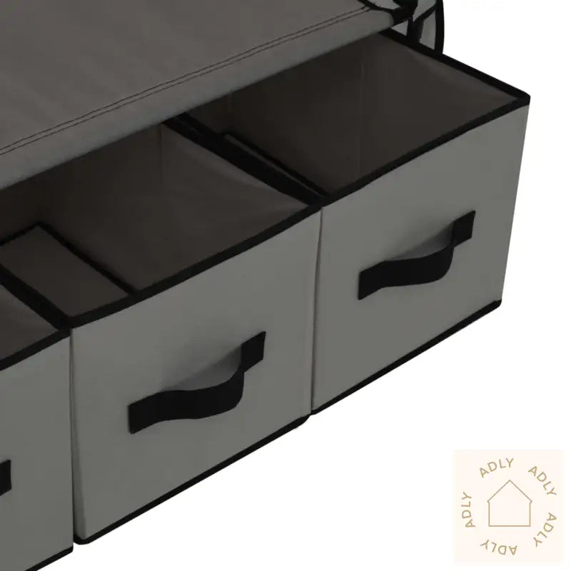 Garderobe Grå 87X49X159 Cm Stoff