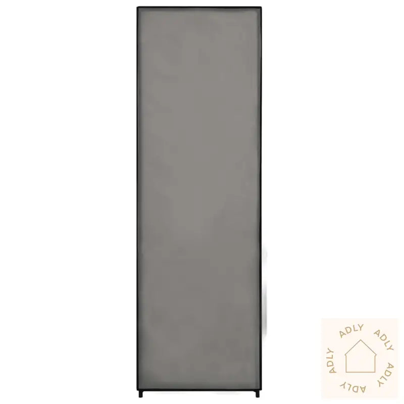 Garderobe Grå 87X49X159 Cm Stoff