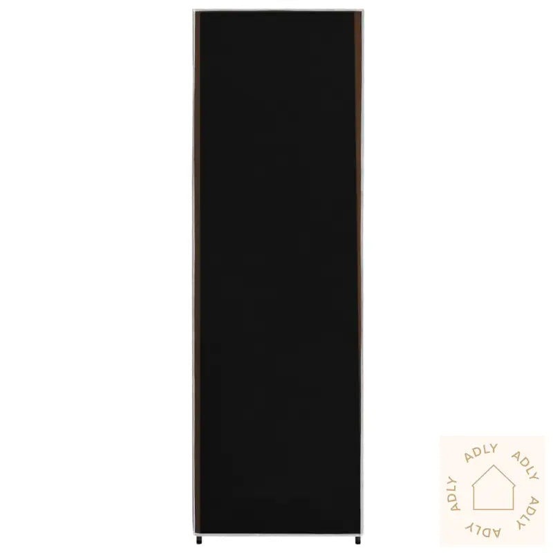 Garderobe Svart 87X49X159 Cm Stoff