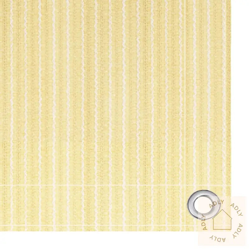 Balkongskjerm Beige 90X500 Cm Hdpe
