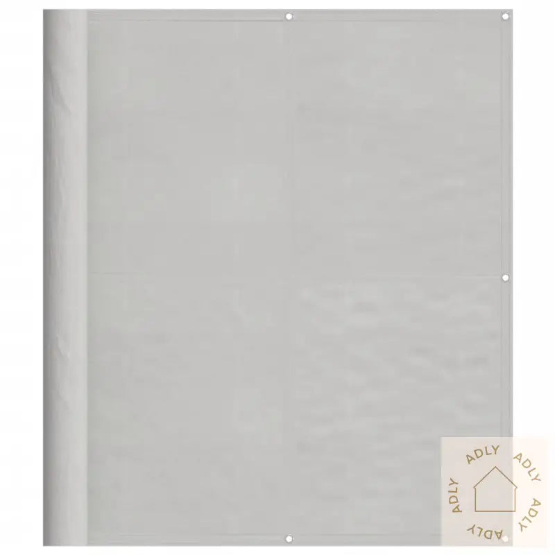 Balkongskjerm Lysegrå 120X600 Cm 100% Polyester Oxford