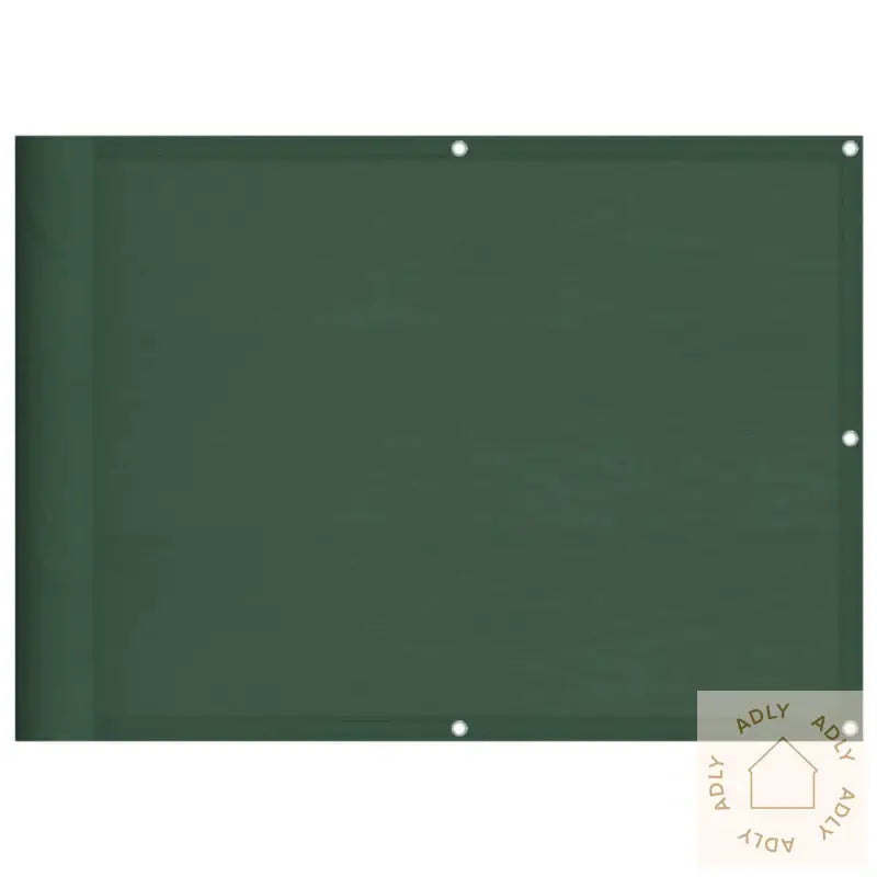 Balkongskjerm Mørkegrønn 75X800 Cm 100% Polyester Oxford