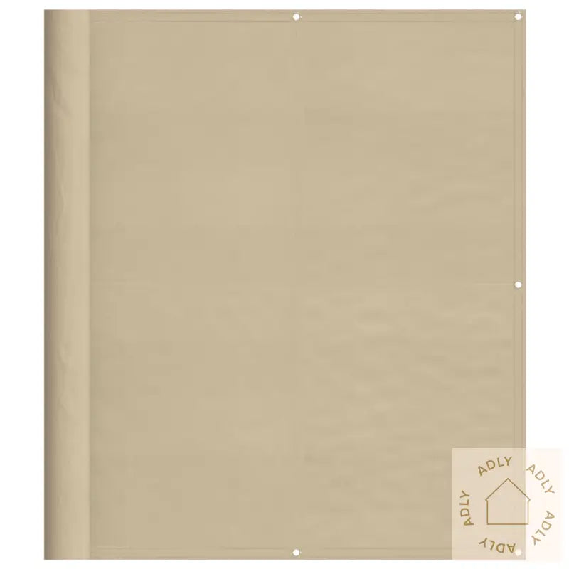 Balkongskjerm Beige 120X700 Cm 100% Polyester Oxford