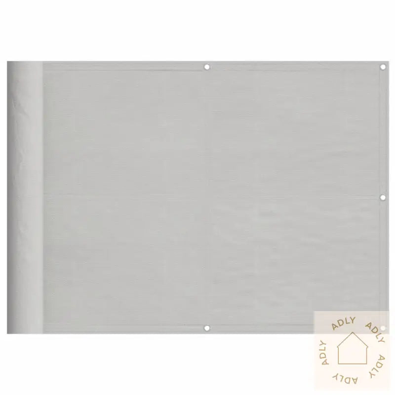 Balkongskjerm Lysegrå 75X1000 Cm 100% Polyester Oxford