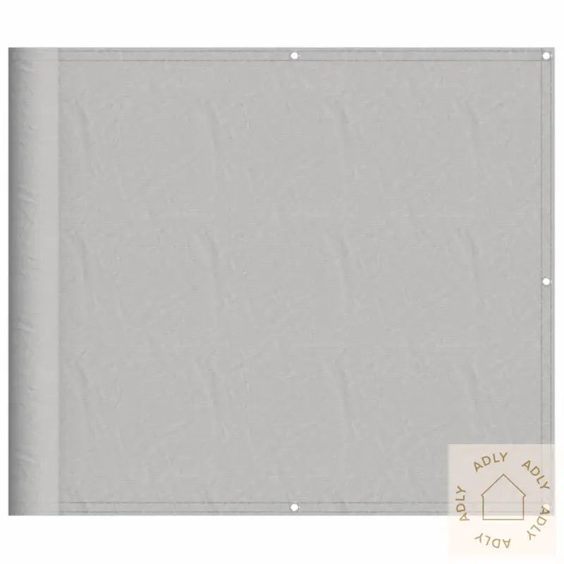 Balkongskjerm Lysegrå 90X500 Cm 100% Polyester Oxford