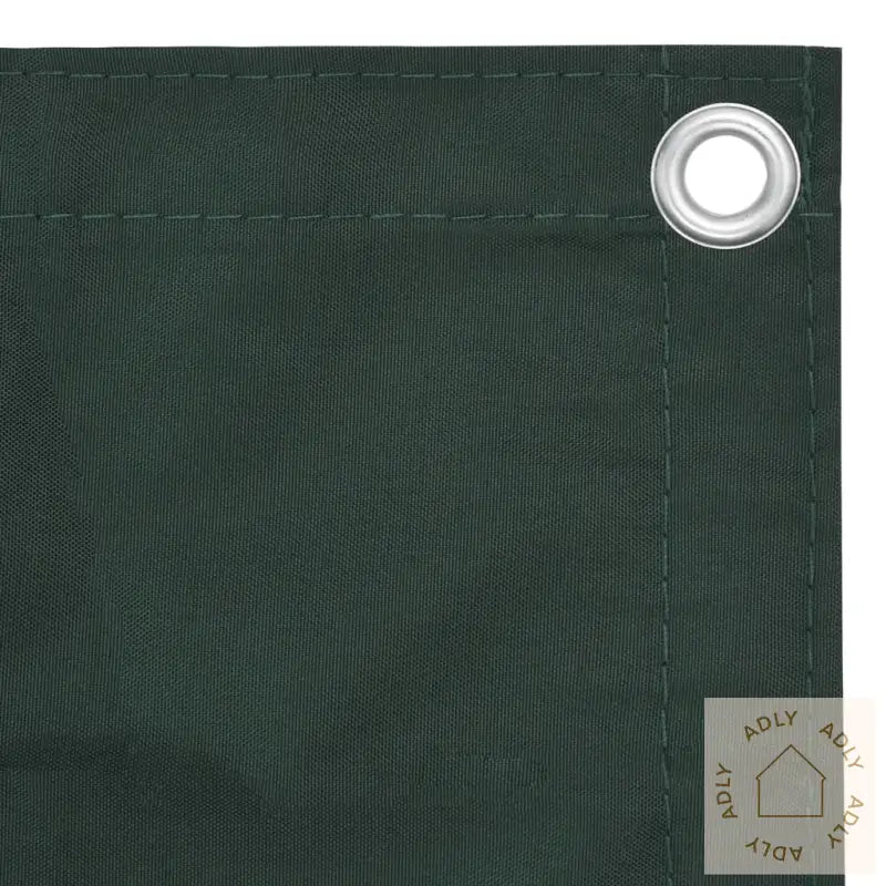 Balkongskjerm Mørkegrønn 75X300 Cm Oxfordstoff