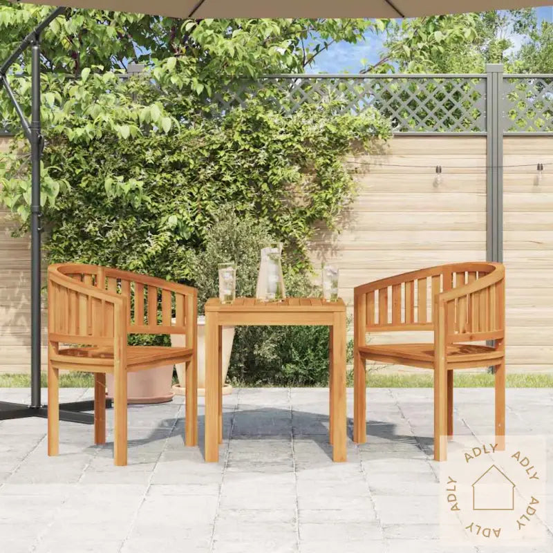 Stol Bananformet Heltre Teak