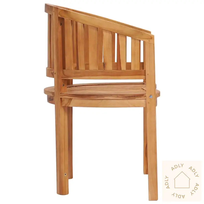 Stol Bananformet Heltre Teak