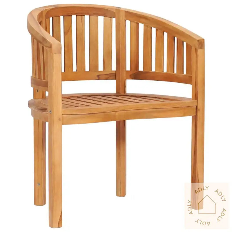 Stol Bananformet Heltre Teak