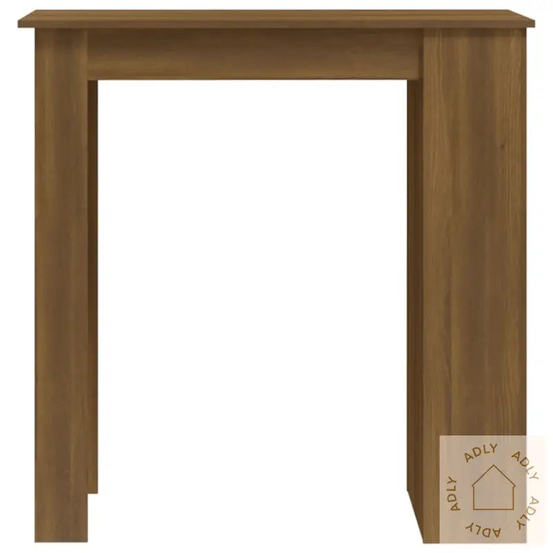 Barbord Med Oppbevaring Brun Eik 102X50X103,5 Cm Konstruert Tre