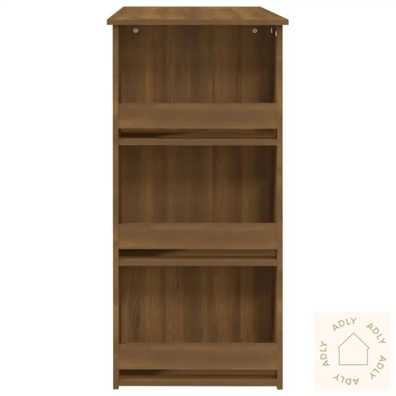Barbord Med Oppbevaring Brun Eik 102X50X103,5 Cm Konstruert Tre