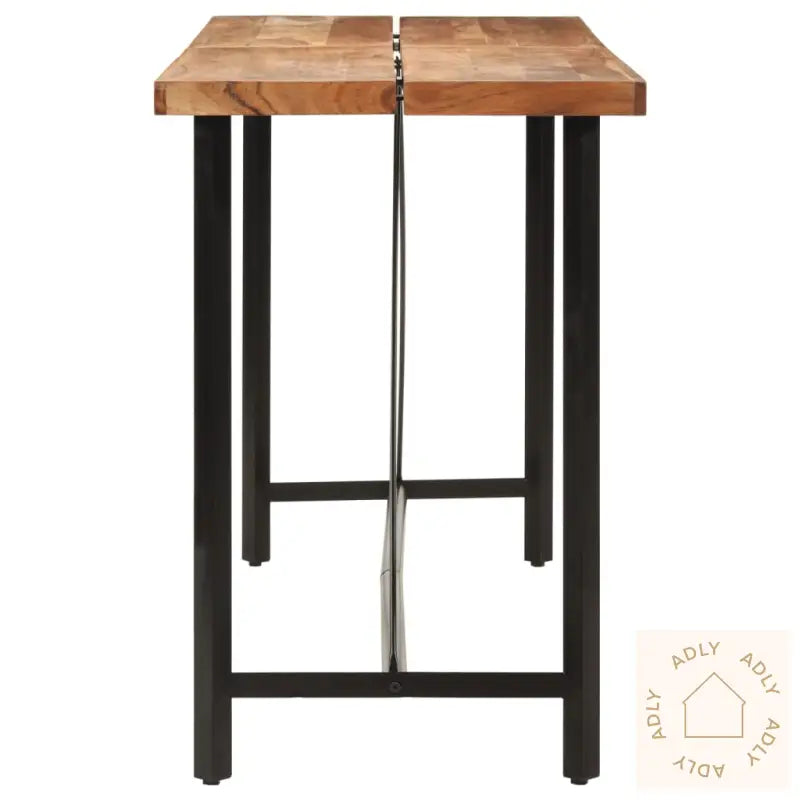 Barbord 180X70X107 Cm Heltre Akasie Og Jern