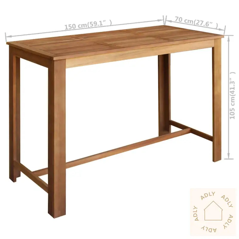 Barbord Heltre Akasie 150X70X105 Cm