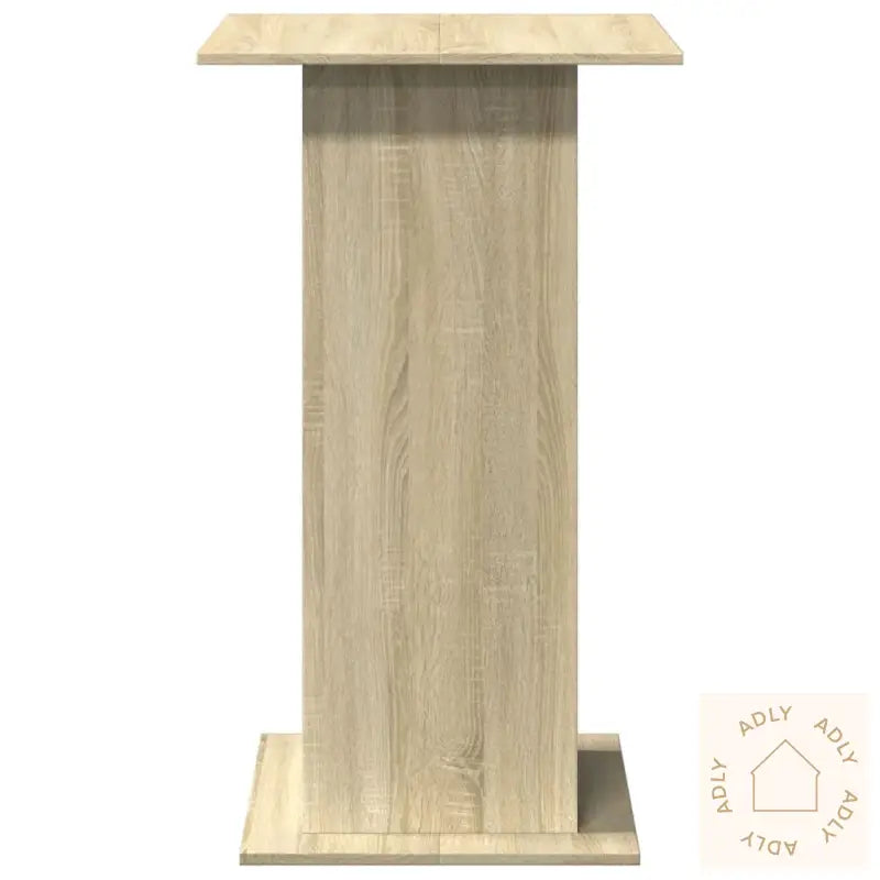 Barbord Med Oppbevaring Sonoma Eik 60X60X102 Cm Konstruert Tre