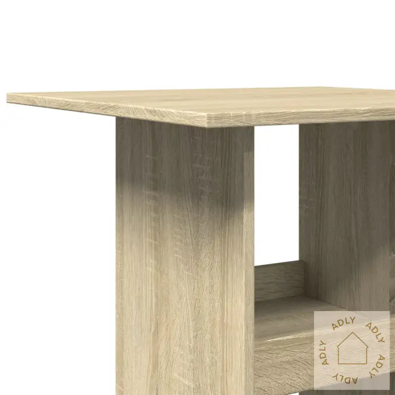 Barbord Med Oppbevaring Sonoma Eik 60X60X102 Cm Konstruert Tre