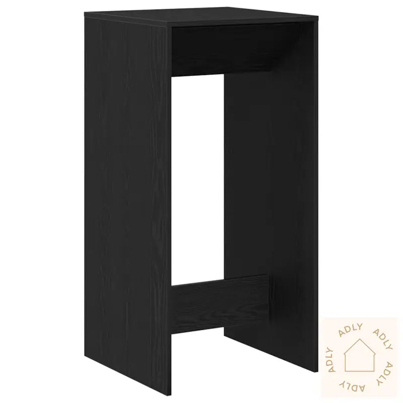 Barbord Svart Eik 51X50X103,5 Cm Konstruert Tre