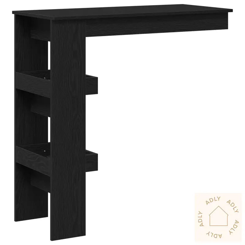 Barbord - Svart Eik - 102X55X103.5 Cm - Laget Av Konstruert Tre