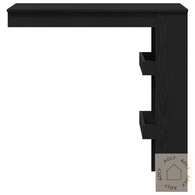 Barbord - Svart Eik - 102X55X103.5 Cm - Laget Av Konstruert Tre