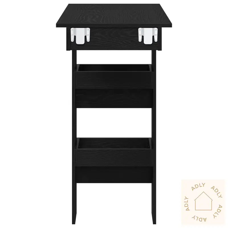 Barbord - Svart Eik - 102X55X103.5 Cm - Laget Av Konstruert Tre