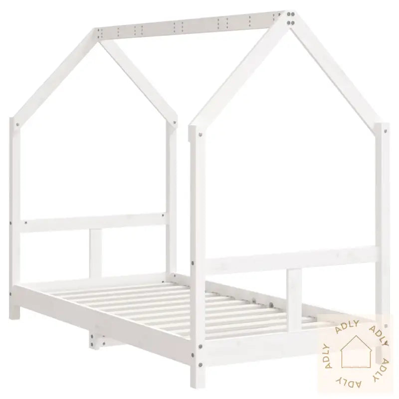 Barnesengeramme Hvit 80X160 Cm Heltre Furu