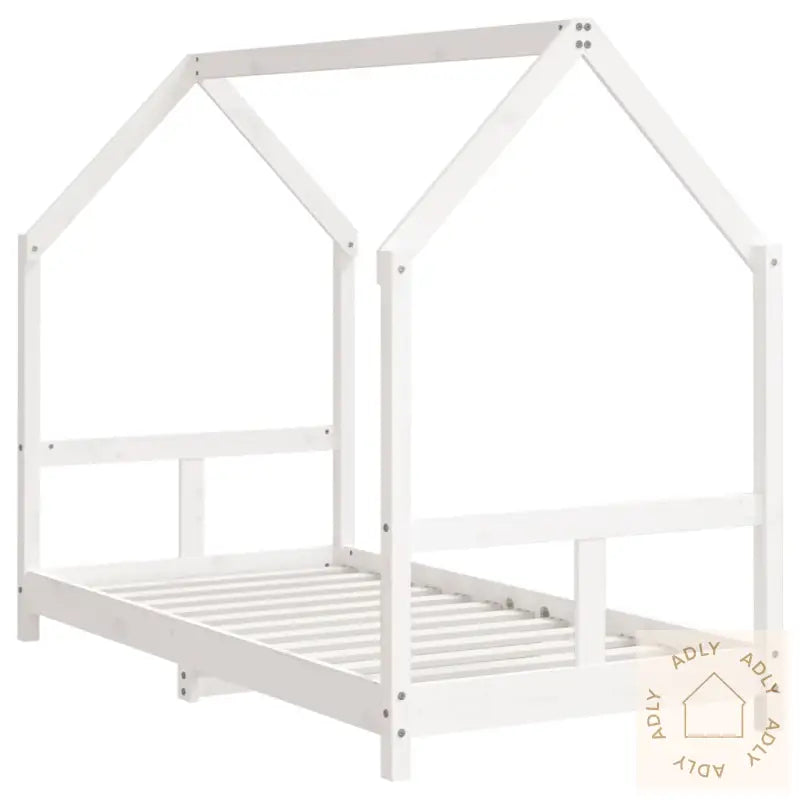 Barnesengeramme Hvit 80X160 Cm Heltre Furu