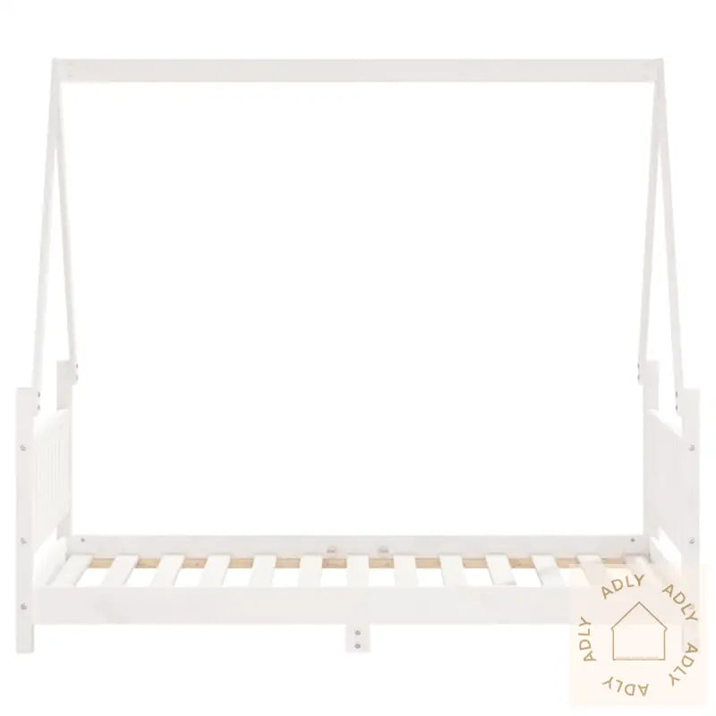 Barnesengeramme Hvit 80X160 Cm Heltre Furu