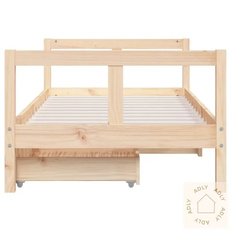 Barnesengeramme Med Skuffer 80X160 Cm Heltre Furu