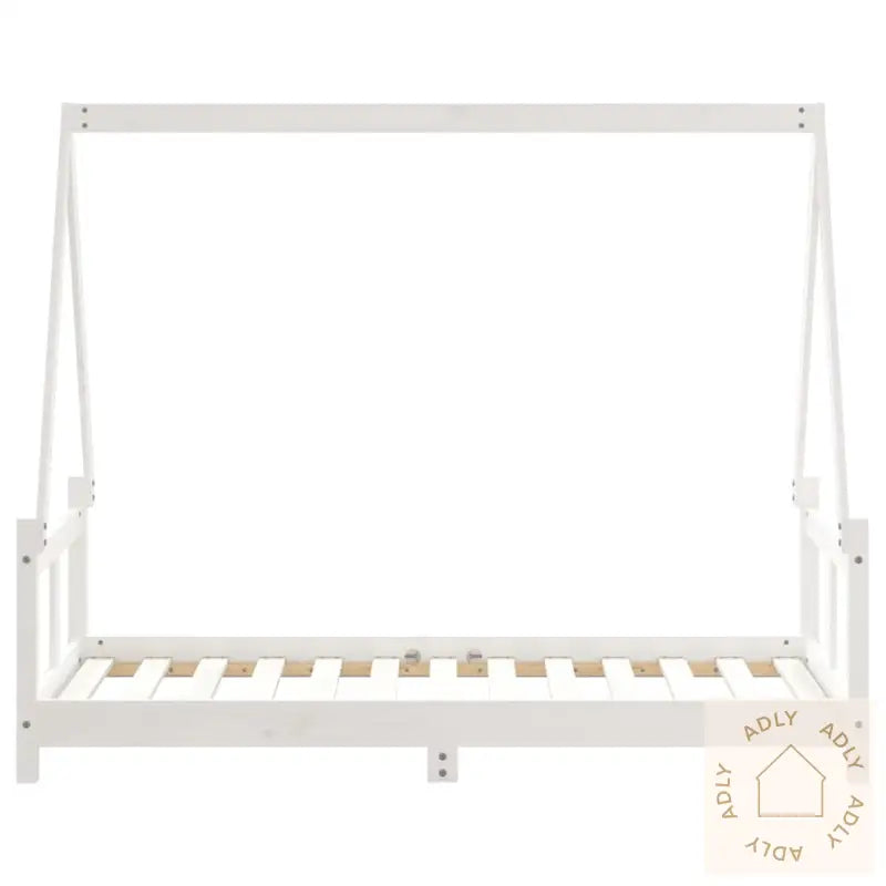 Barnesengeramme Hvit 80X160 Cm Heltre Furu