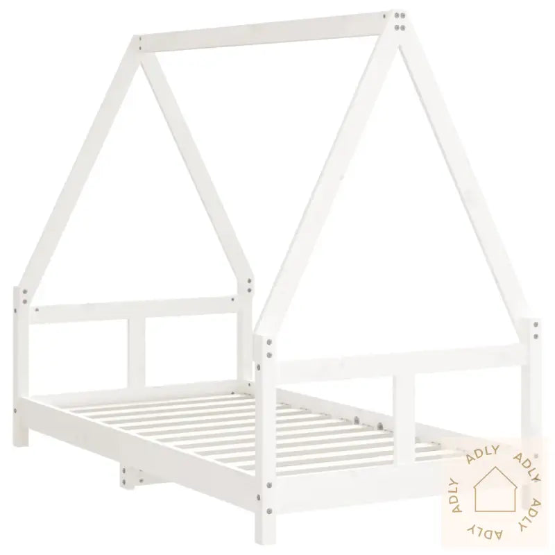 Barnesengeramme Hvit 80X160 Cm Heltre Furu