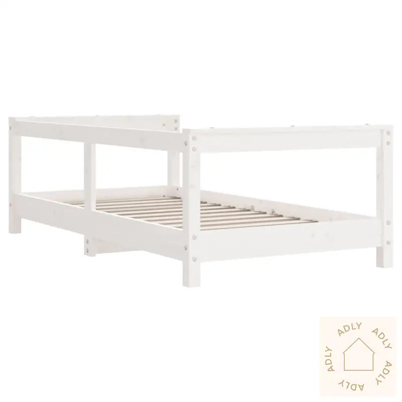 Barnesengeramme Hvit 70X140 Cm Heltre Furu