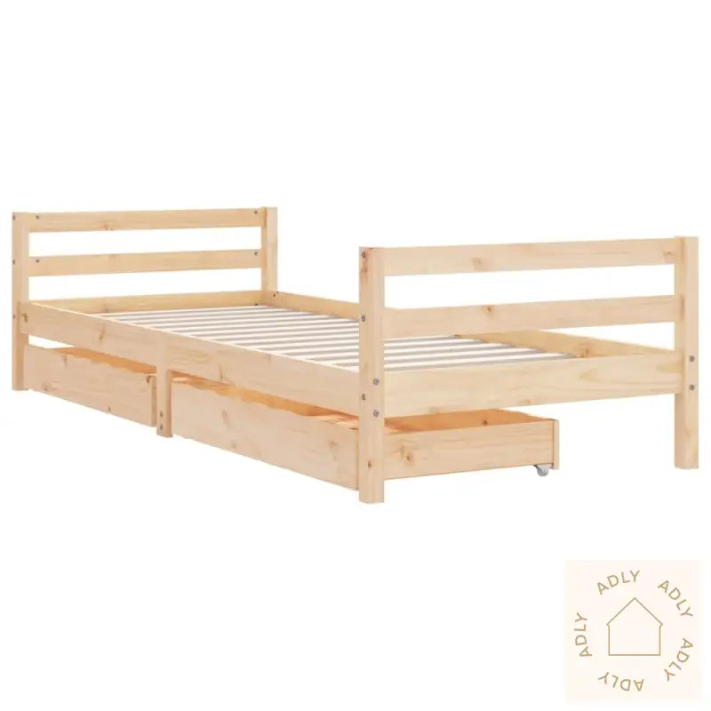 Barnesengeramme Med Skuffer 90X190 Cm Heltre Furu