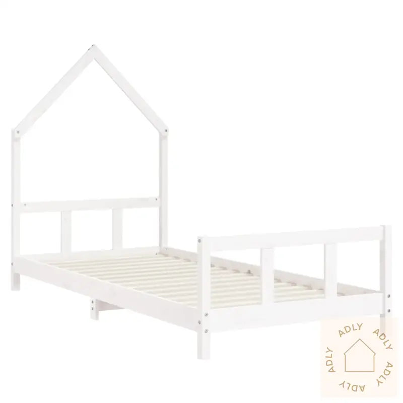 Barnesengeramme Hvit 90X190 Cm Heltre Furu