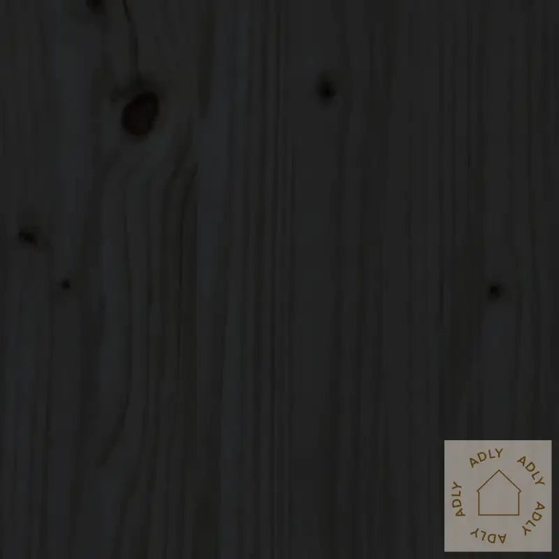Barnesengeramme Svart 90X190 Cm Heltre Furu