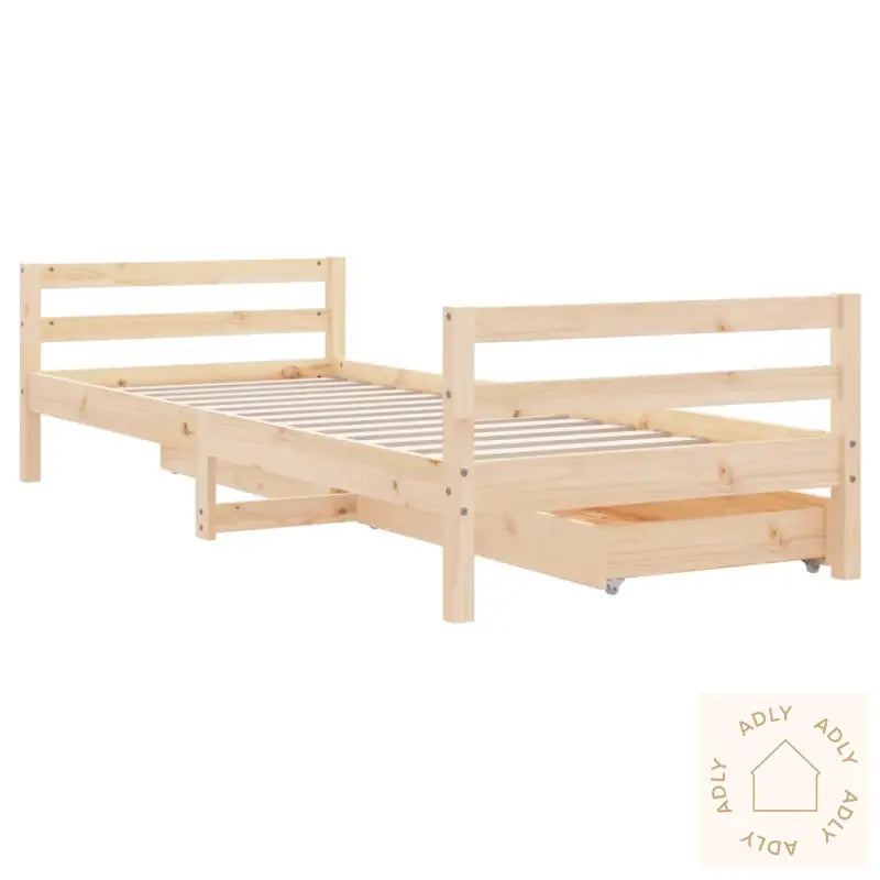 Barnesengeramme Med Skuffer 90X190 Cm Heltre Furu