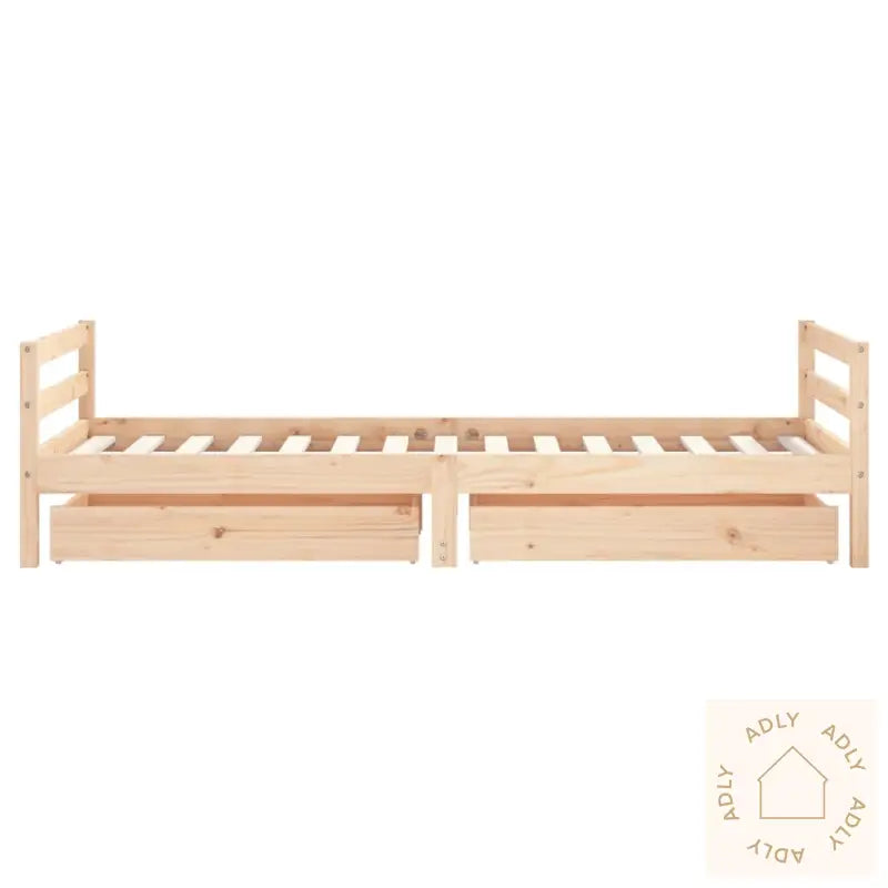 Barnesengeramme Med Skuffer 90X190 Cm Heltre Furu