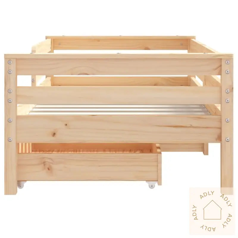 Barnesengeramme Med Skuffer 70X140 Cm Heltre Furu
