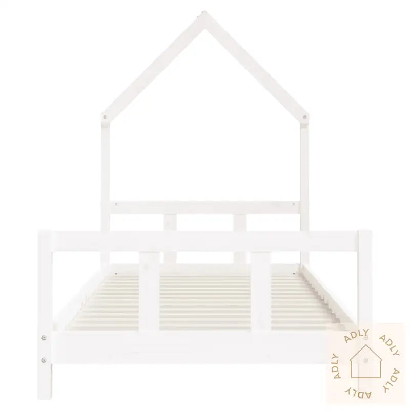 Barnesengeramme Hvit 90X190 Cm Heltre Furu