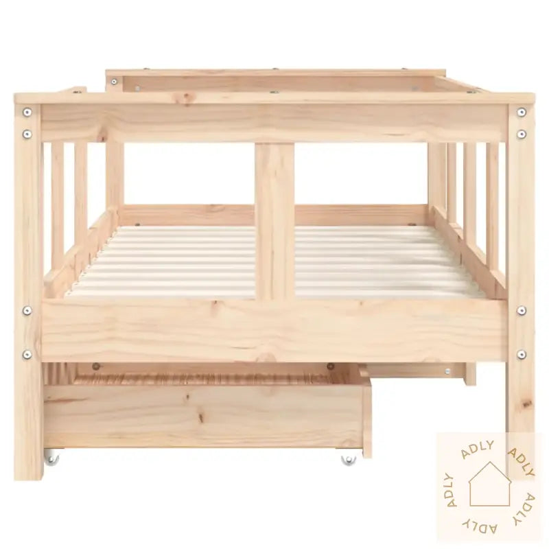Barnesengeramme Med Skuffer 70X140 Cm Heltre Furu
