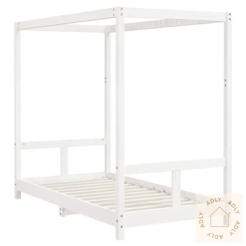 Barnesengeramme Hvit 80X160 Cm Heltre Furu