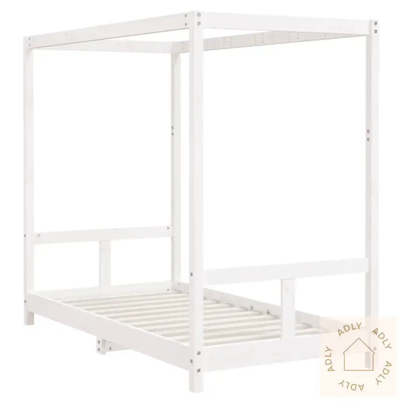 Barnesengeramme Hvit 80X160 Cm Heltre Furu