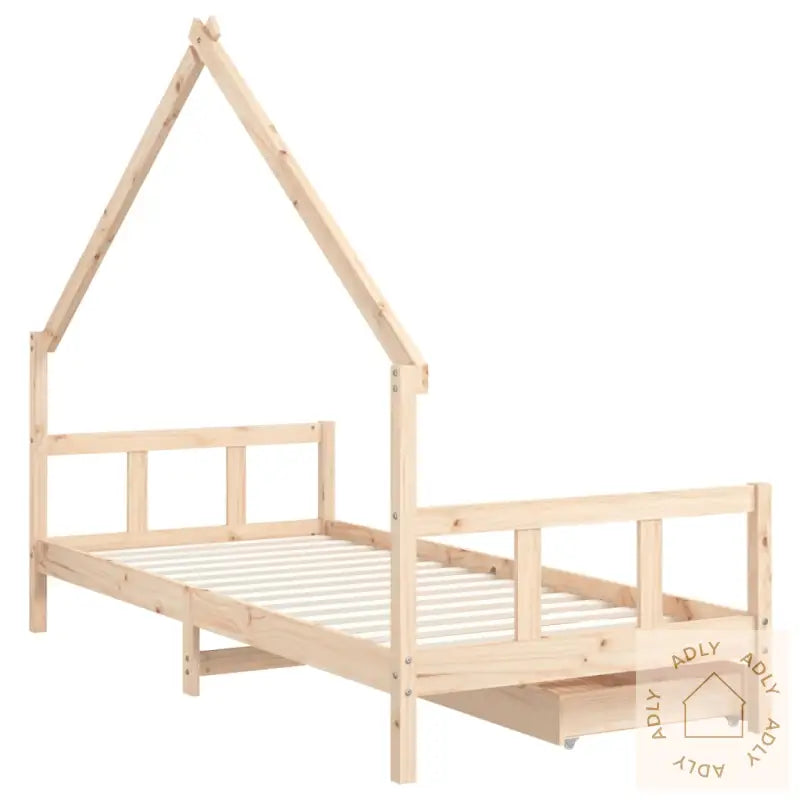 Barnesengeramme Med Skuffer 90X190 Cm Heltre Furu