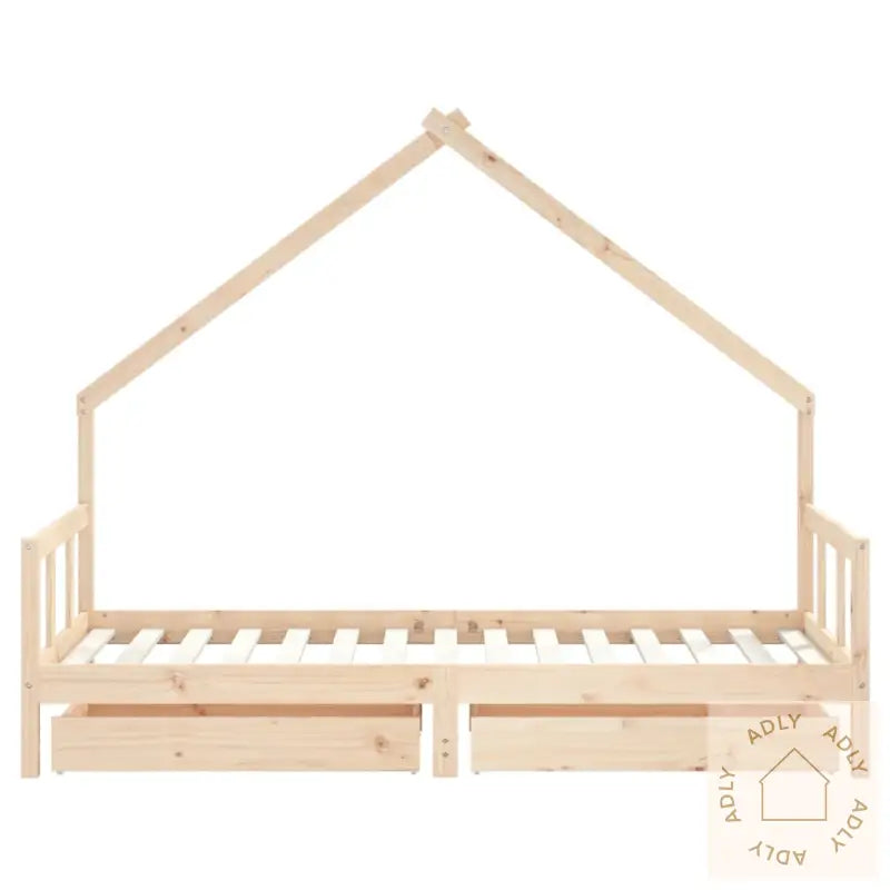 Barnesengeramme Med Skuffer 90X190 Cm Heltre Furu