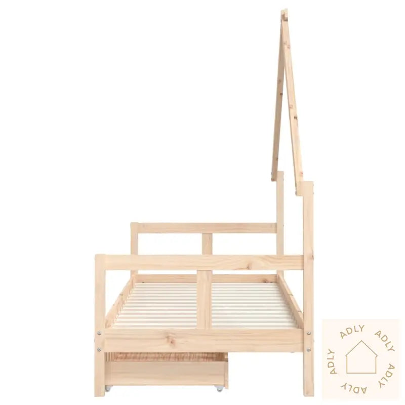 Barnesengeramme Med Skuffer 80X200 Cm Heltre Furu