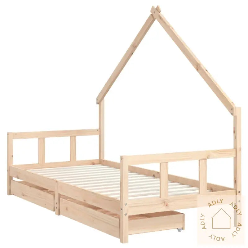 Barnesengeramme Med Skuffer 90X190 Cm Heltre Furu