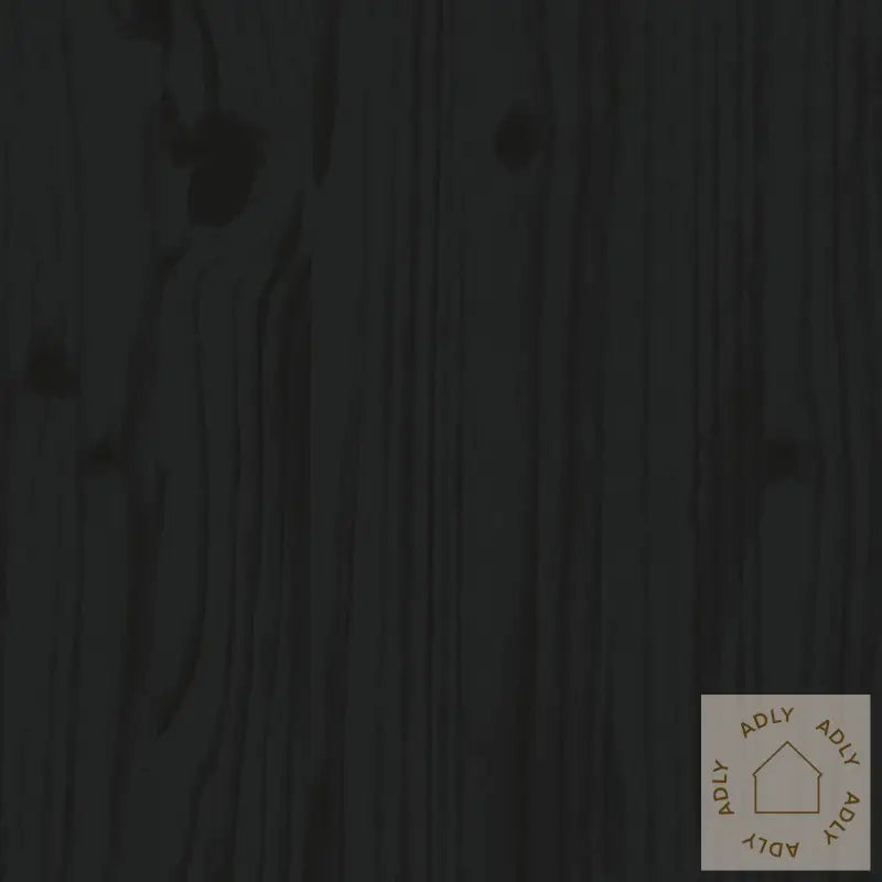 Barnesengeramme Svart 90X190 Cm Heltre Furu