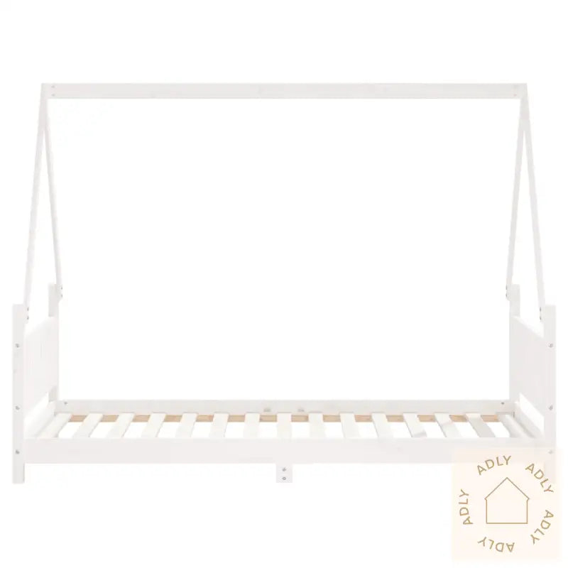 Barnesengeramme Hvit 90X190 Cm Heltre Furu