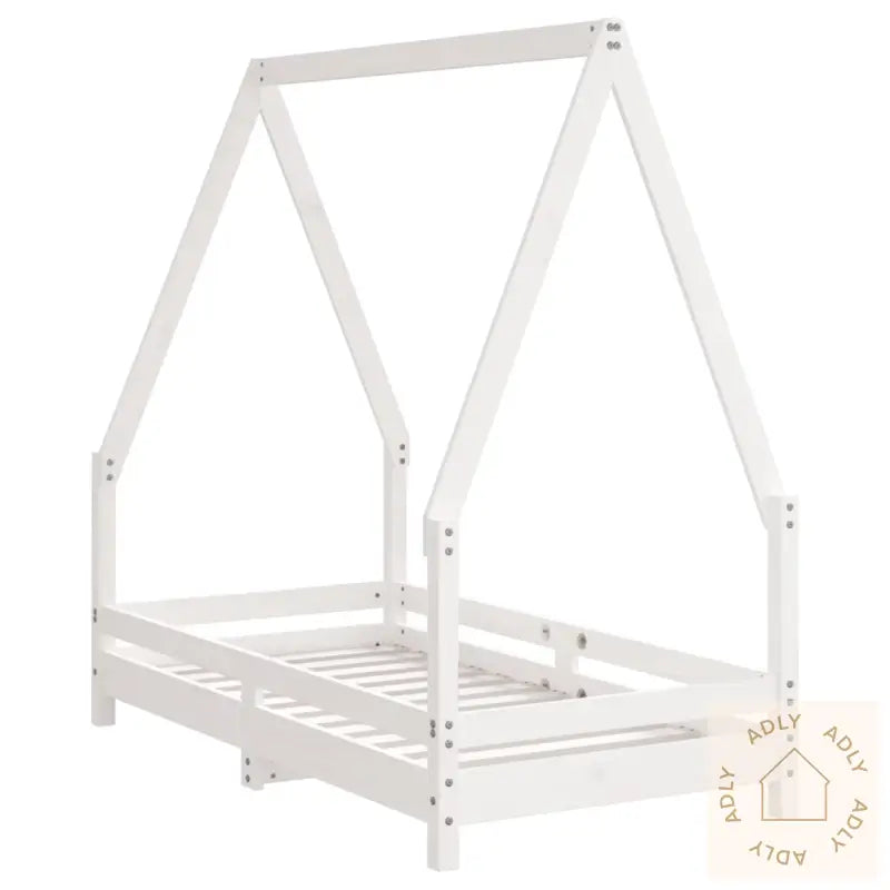 Barnesengeramme Hvit 70X140 Cm Heltre Furu