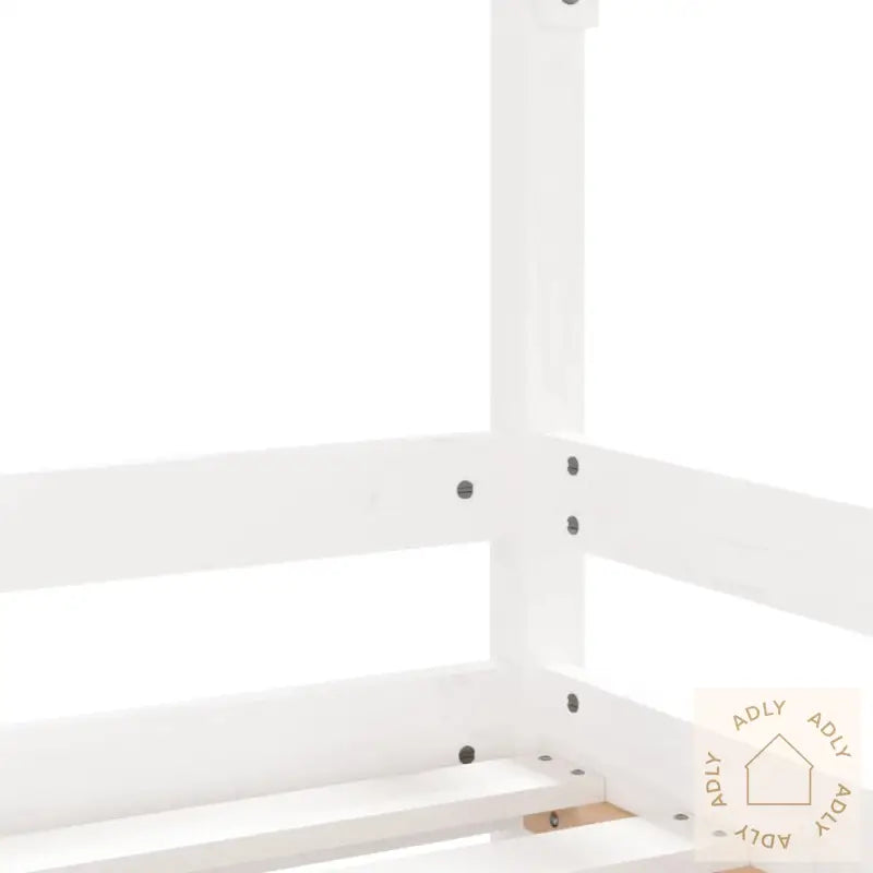 Barnesengeramme Hvit 90X190 Cm Heltre Furu
