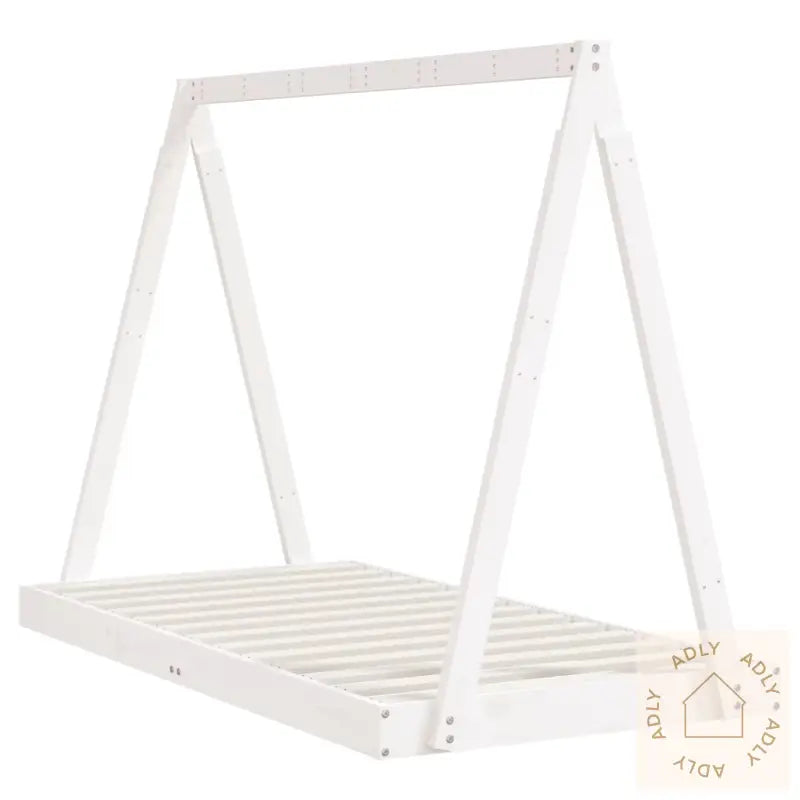 Barnesengeramme Hvit 80X160 Cm Heltre Furu