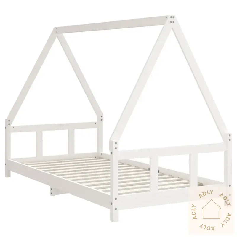 Barnesengeramme Hvit 90X190 Cm Heltre Furu